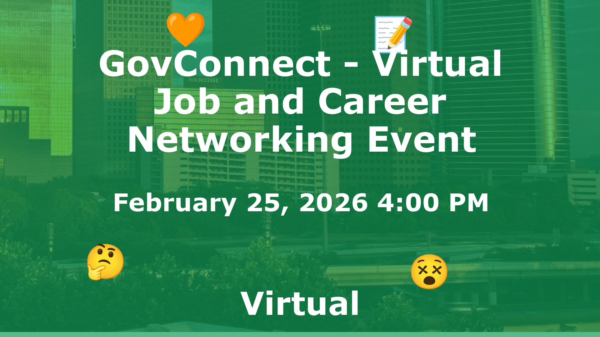 GovConnect - Virtual Job and Career Networking Event event image